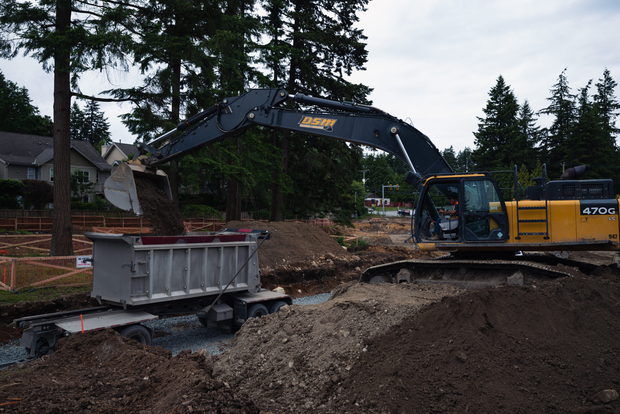 DSM Excavating site