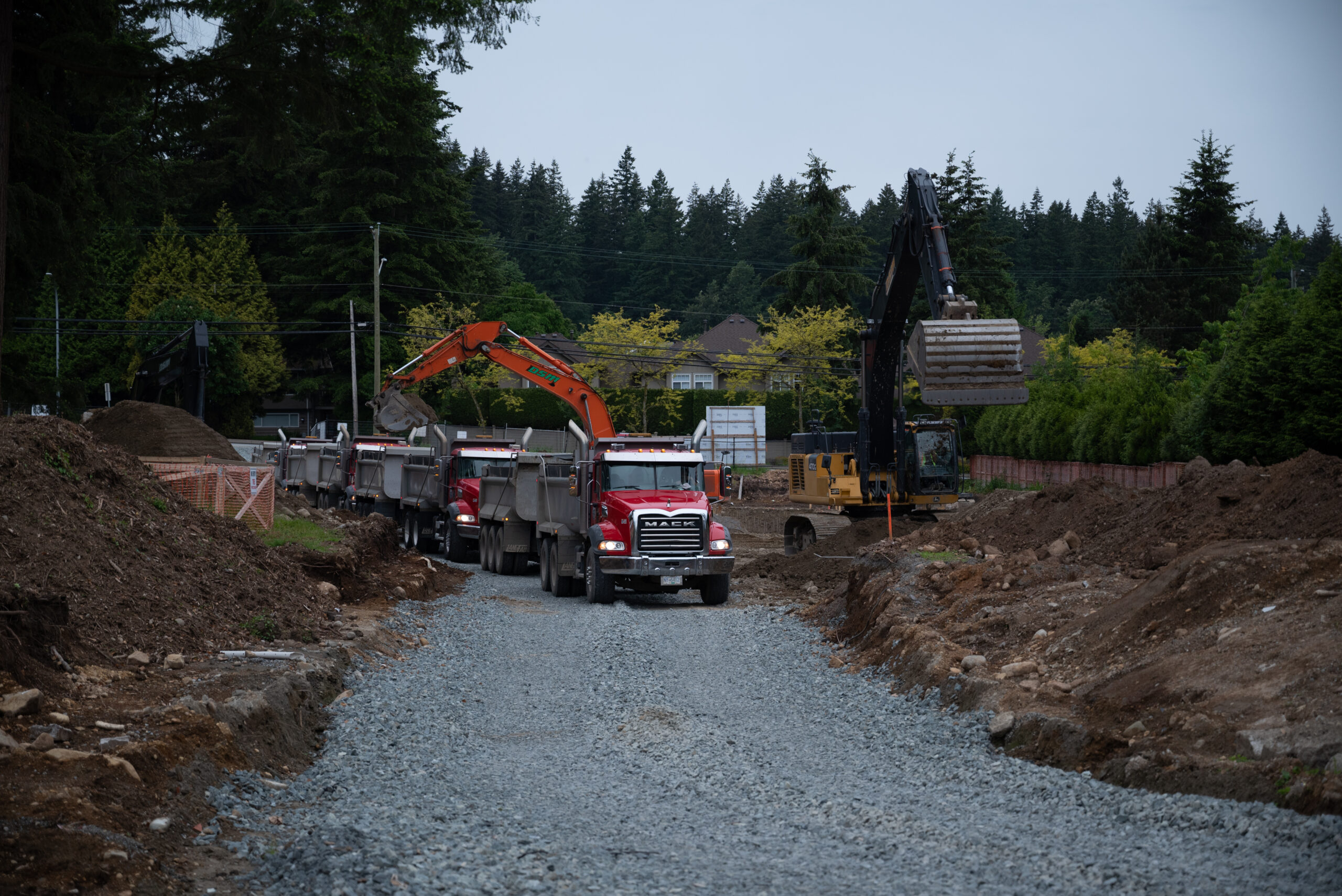 Residential excavation project