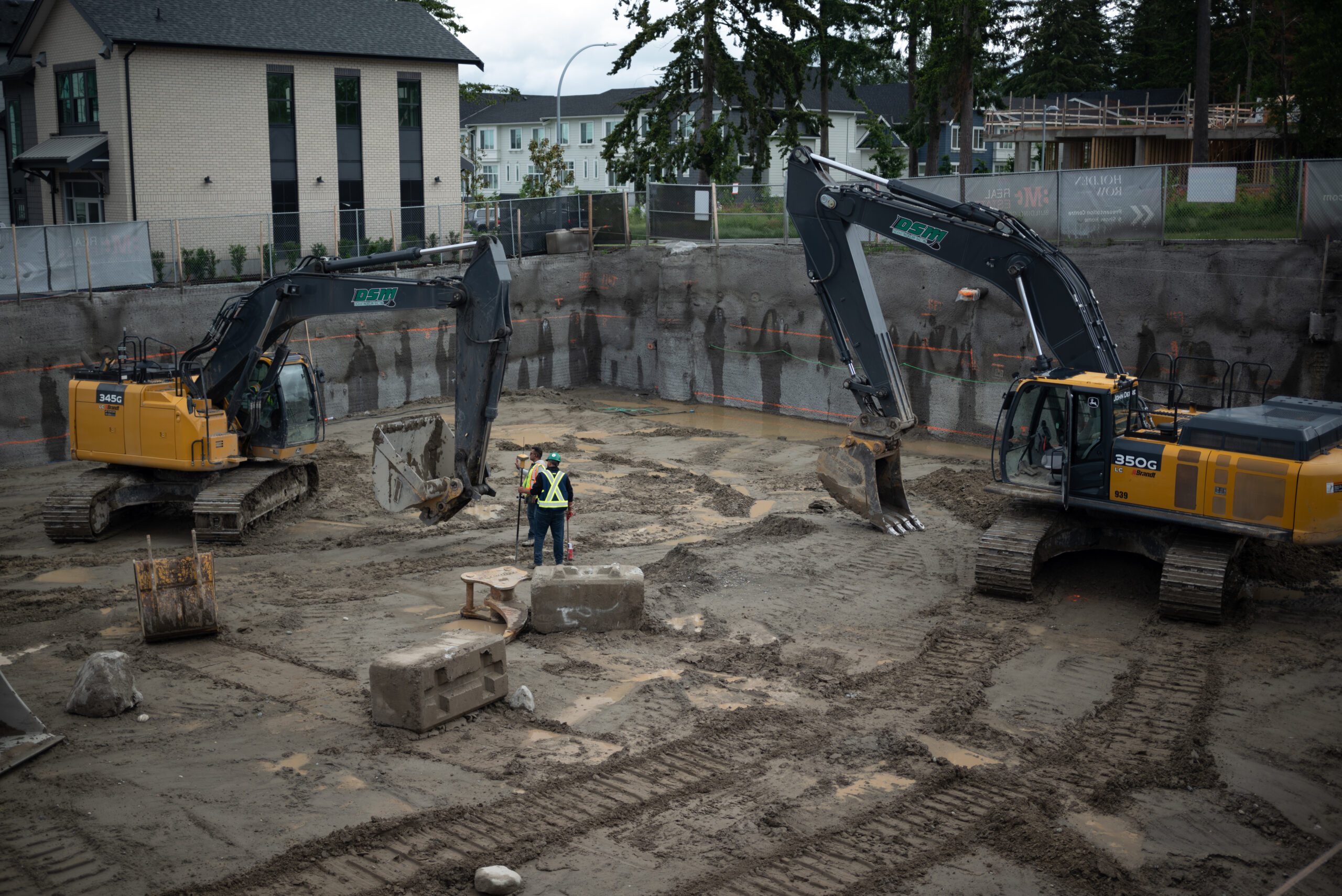 Mid-rise excavation project